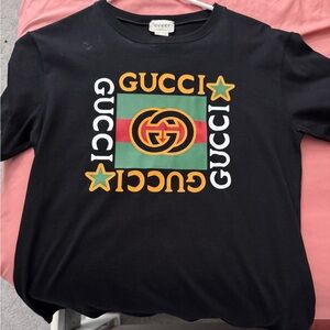 Gucci Black Cotton Tee